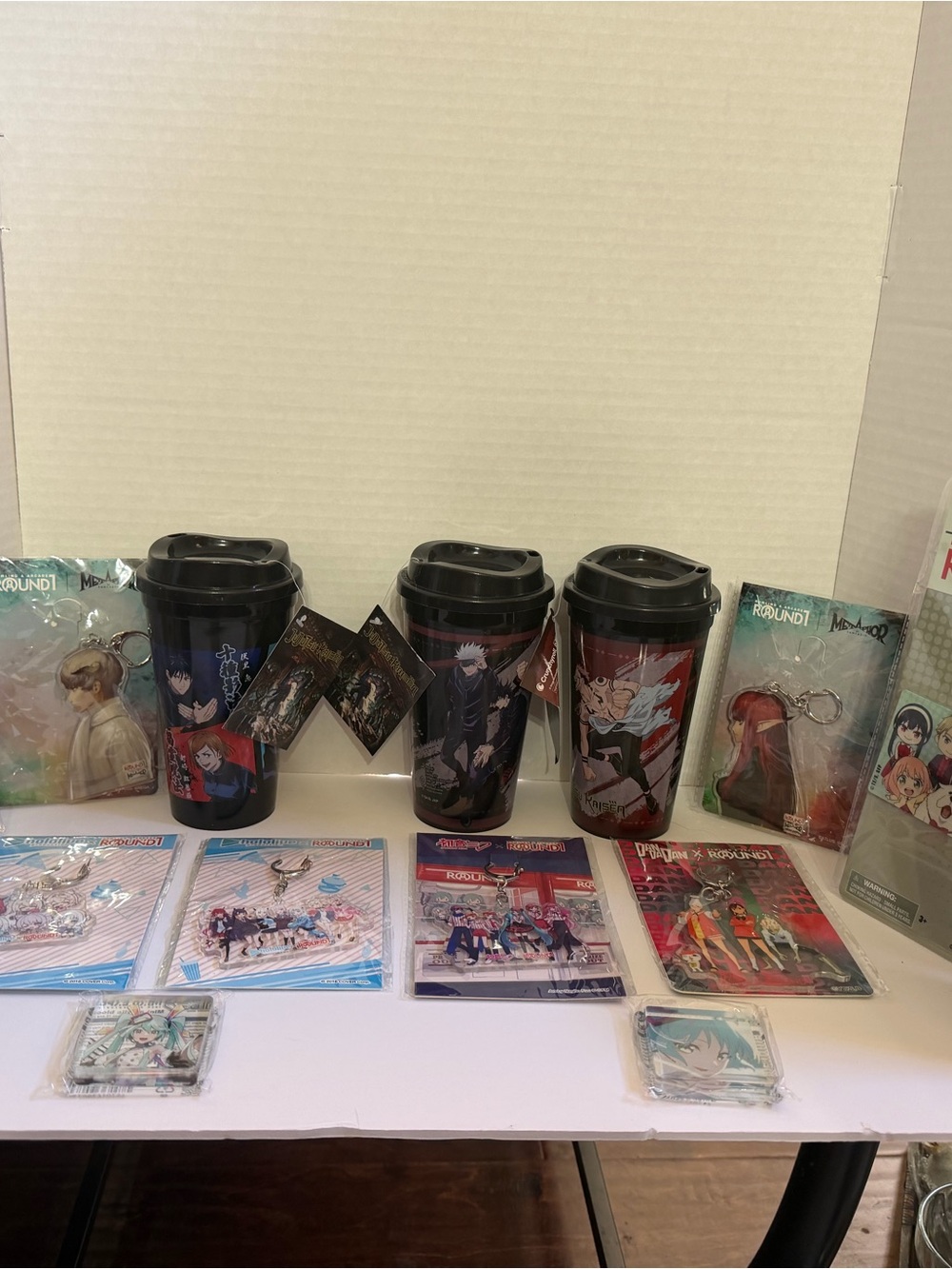 Black Anime Graphic Reusable Party Tumbler - Travel Cup
